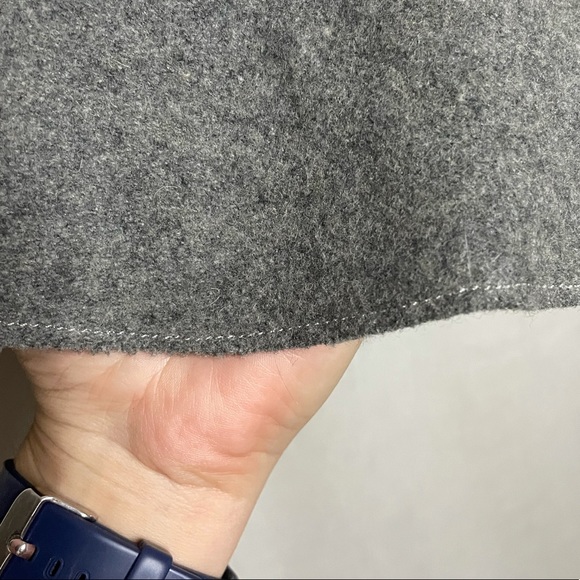 Madewell Atelier Gray Wool Blend Skirt - Picture 8 of 15